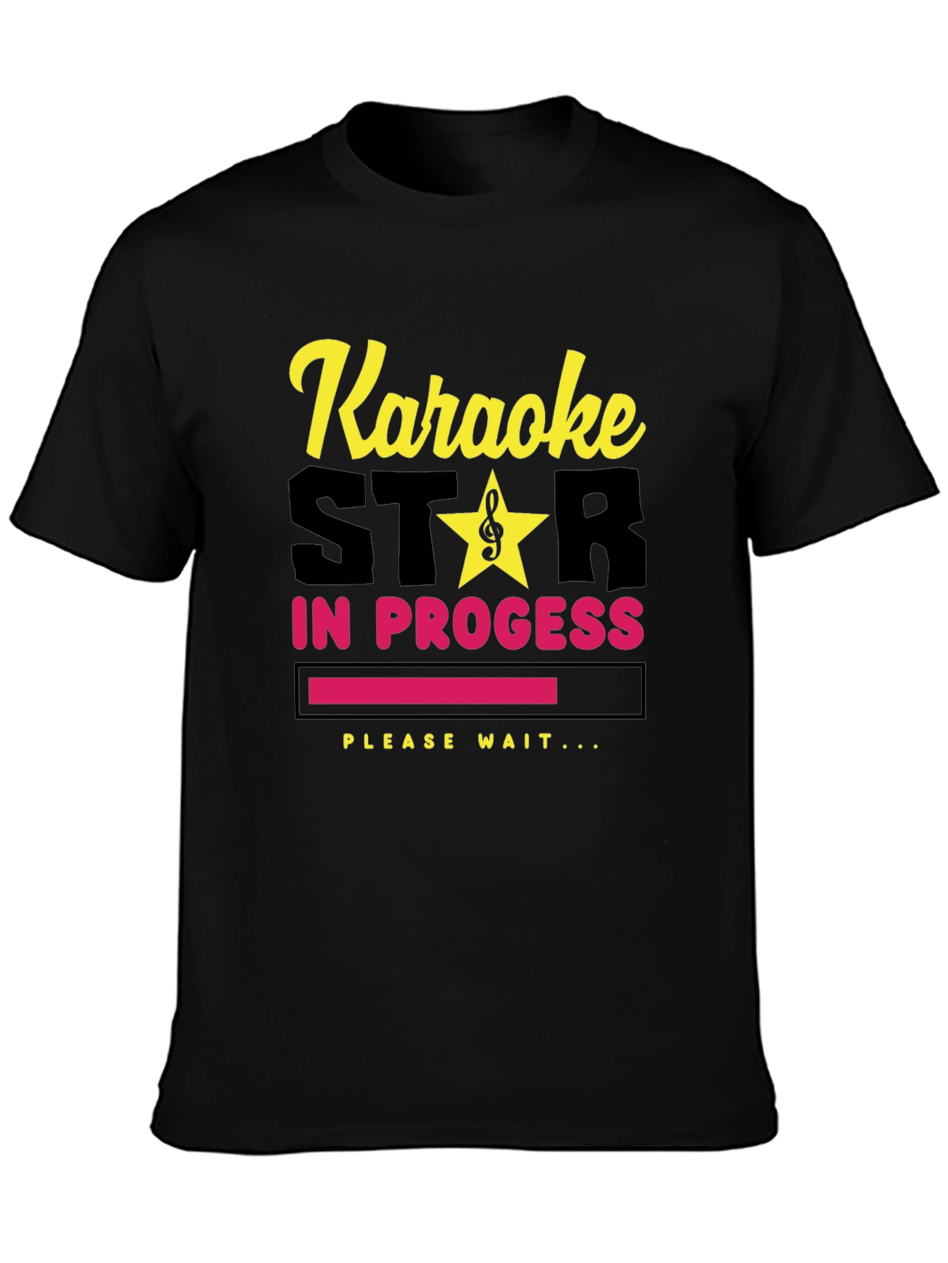 Karaoke Star In Progress Graphic T-Shirt