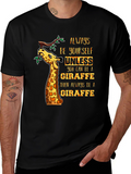 Always Be Yourself Giraffe Graphic Tee