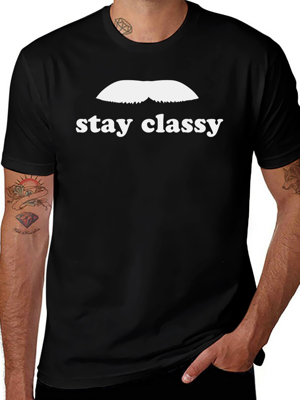 Stay Classy T-Shirt - Novelty Graphic Tee