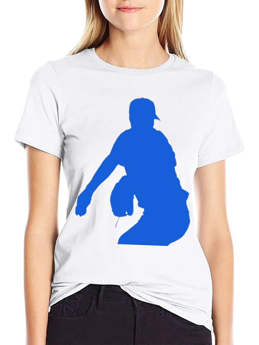 Baseball Pitcher Silhouette T-Shirt