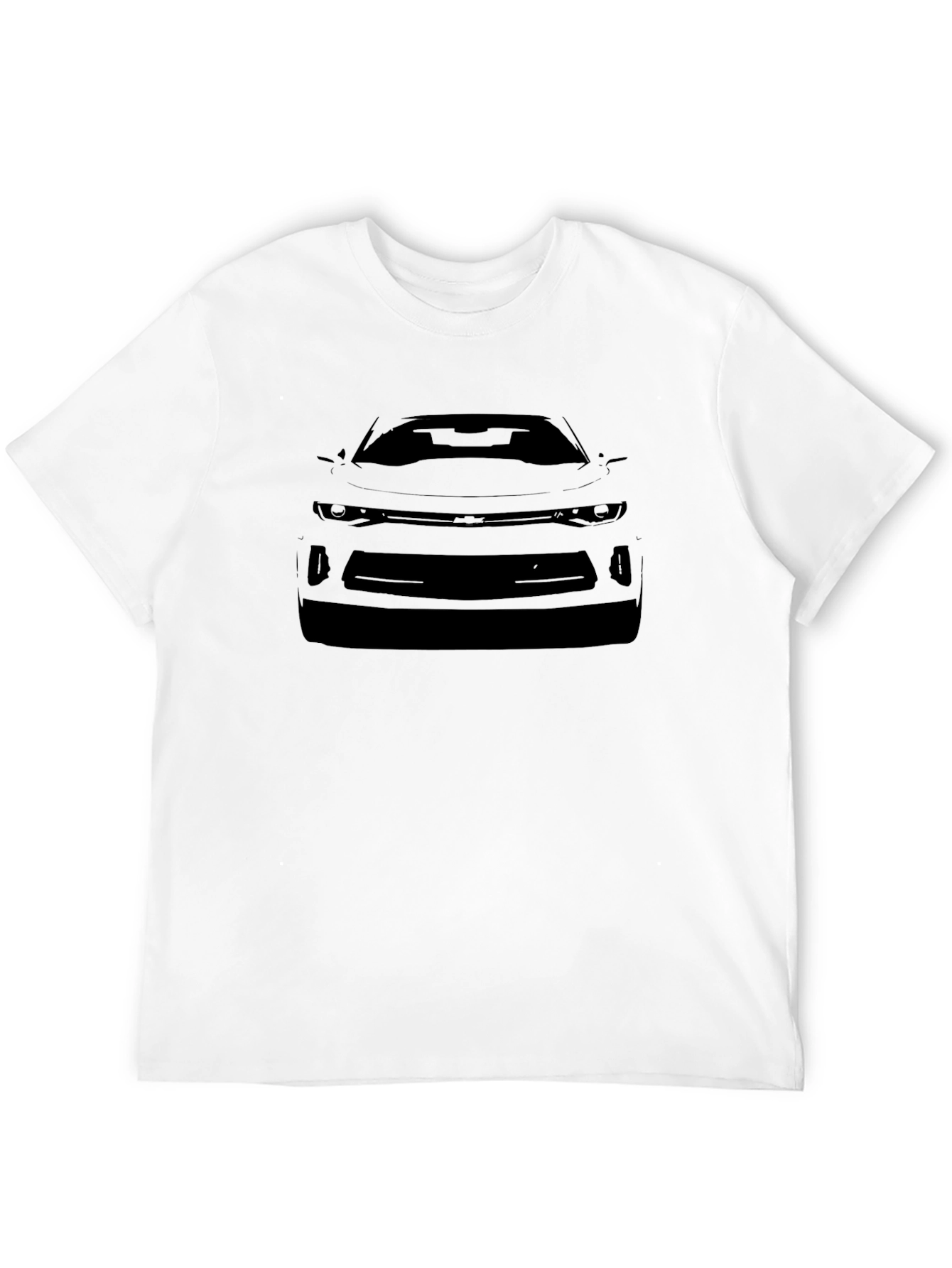Sleek Black Car Graphic Tee - Modern Automotive Style
