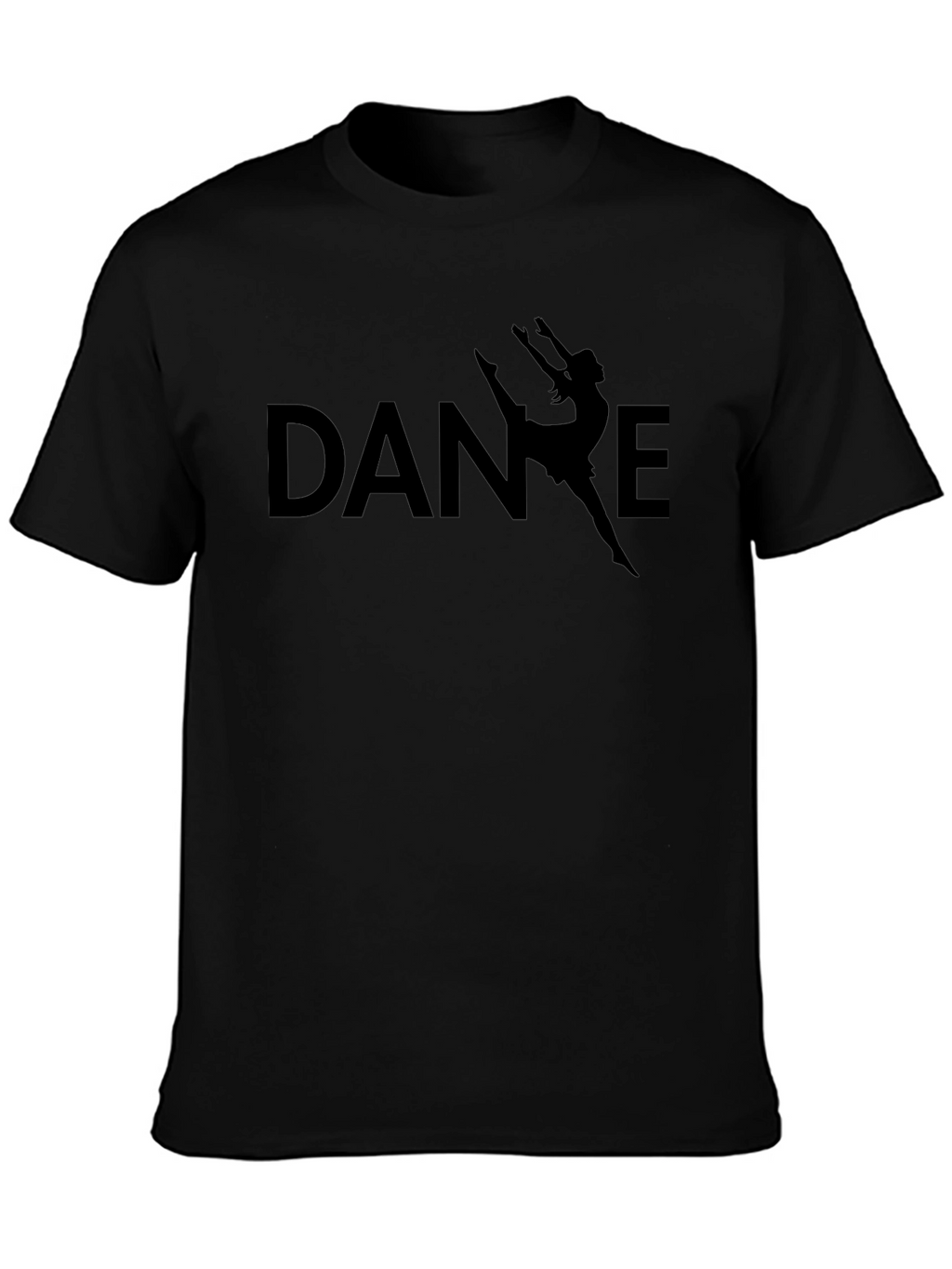 Dance Silhouette Graphic Tee - Black