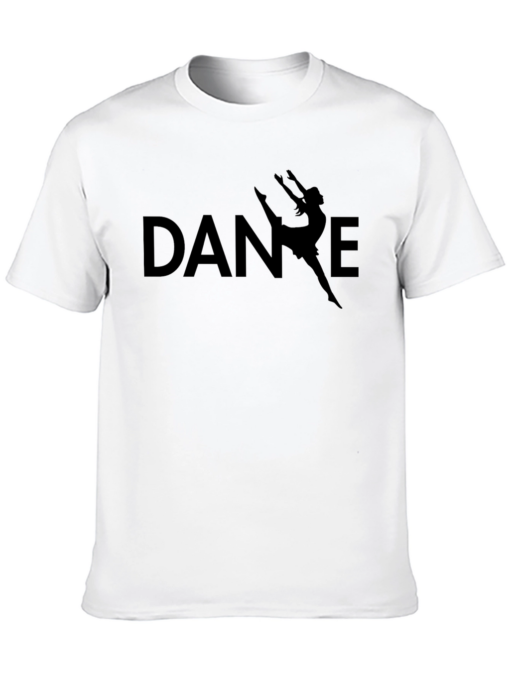 Dance Silhouette Graphic Tee - Black