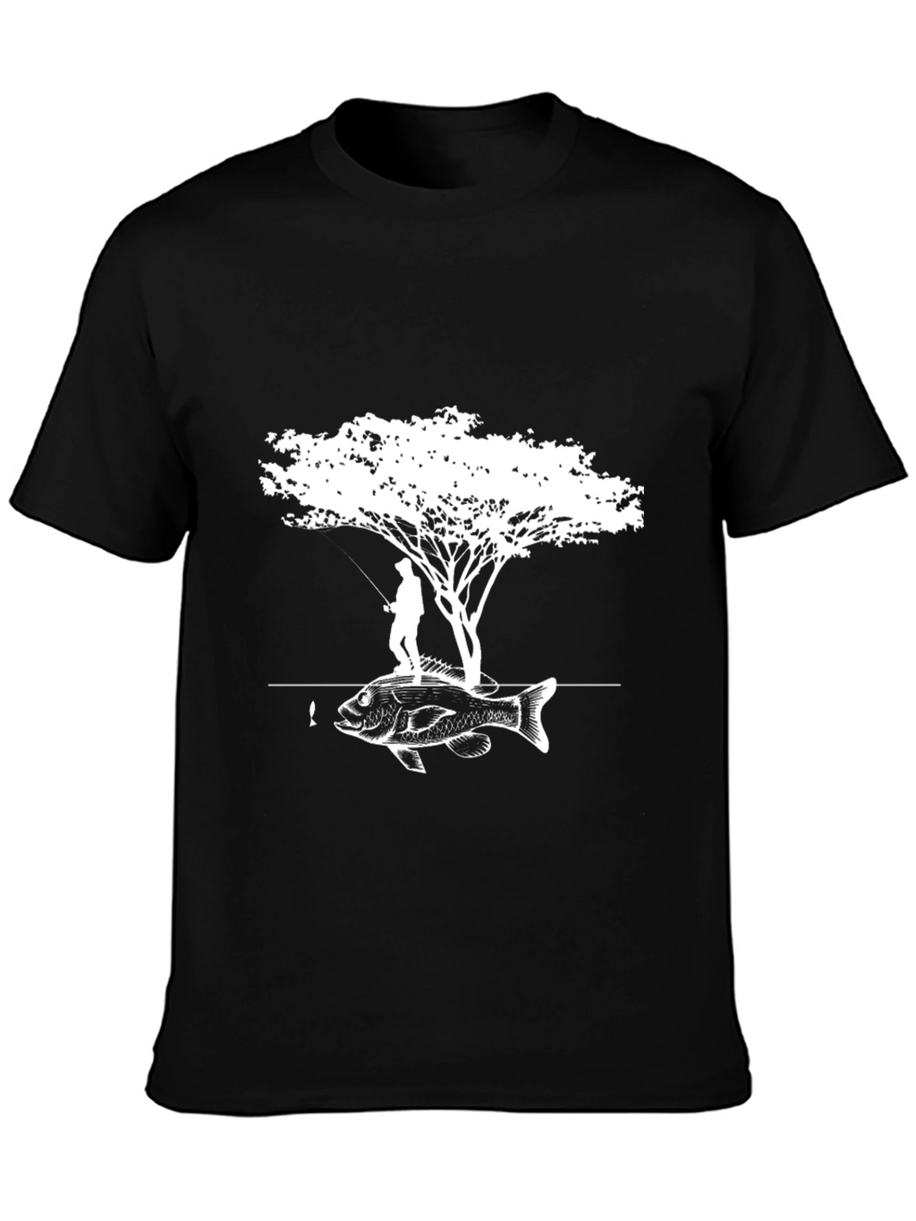 Fisherman & Fish Graphic Tee