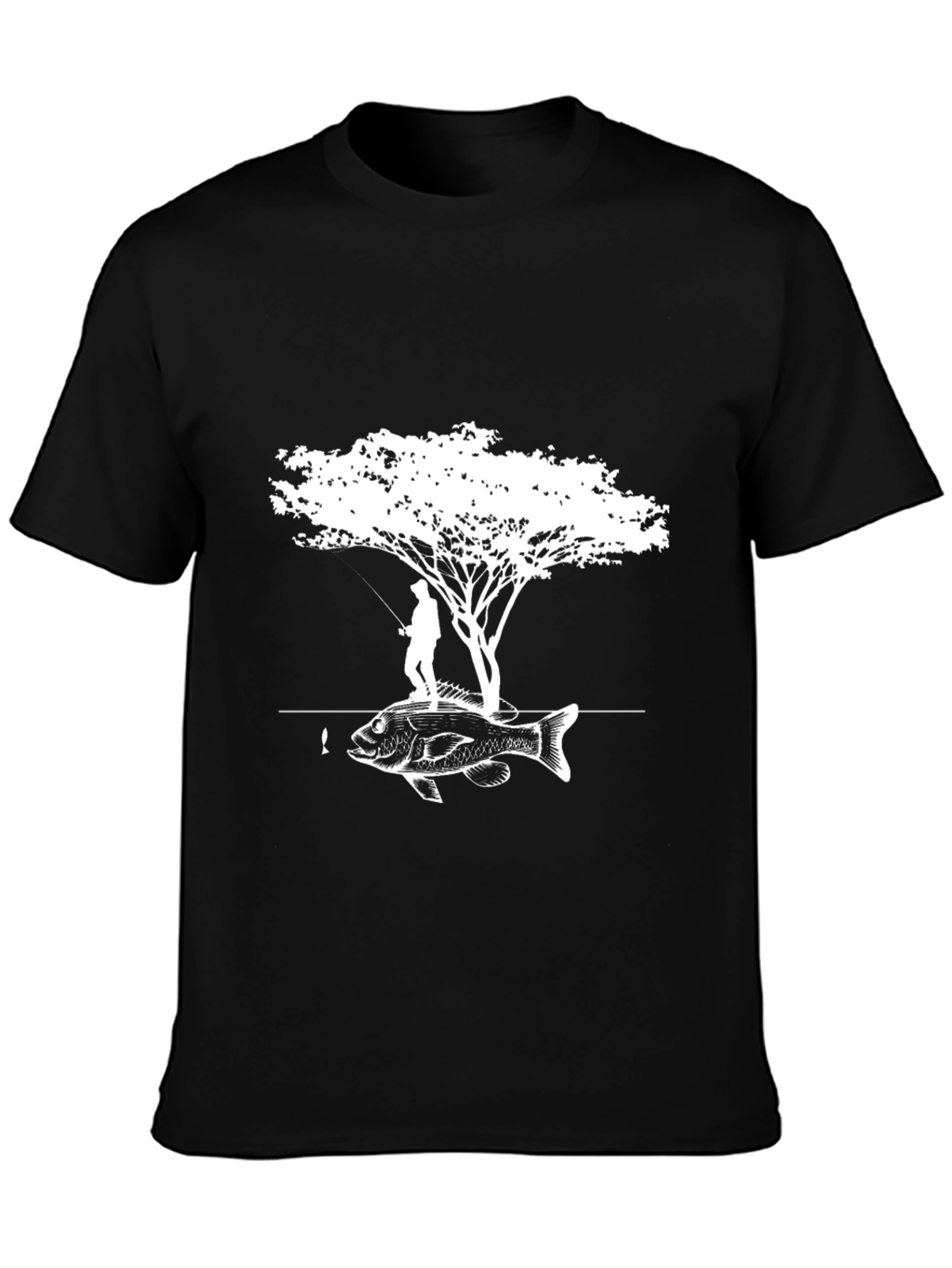 Fisherman & Fish Graphic Tee