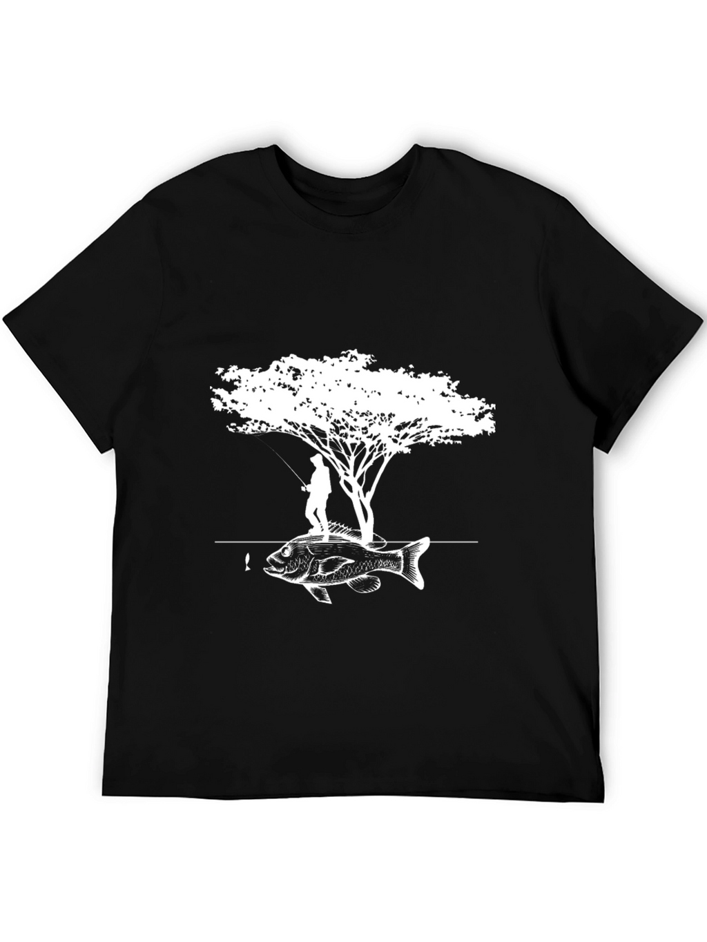 Fisherman & Fish Graphic Tee