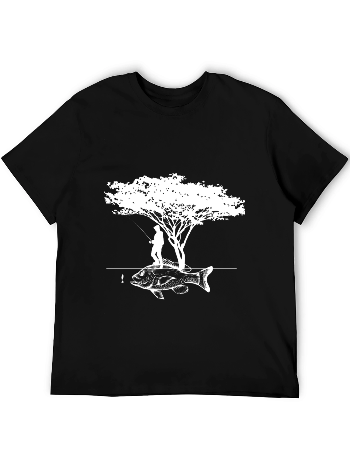 Fisherman & Fish Graphic Tee