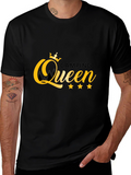 Camping Queen Graphic Tee - Black