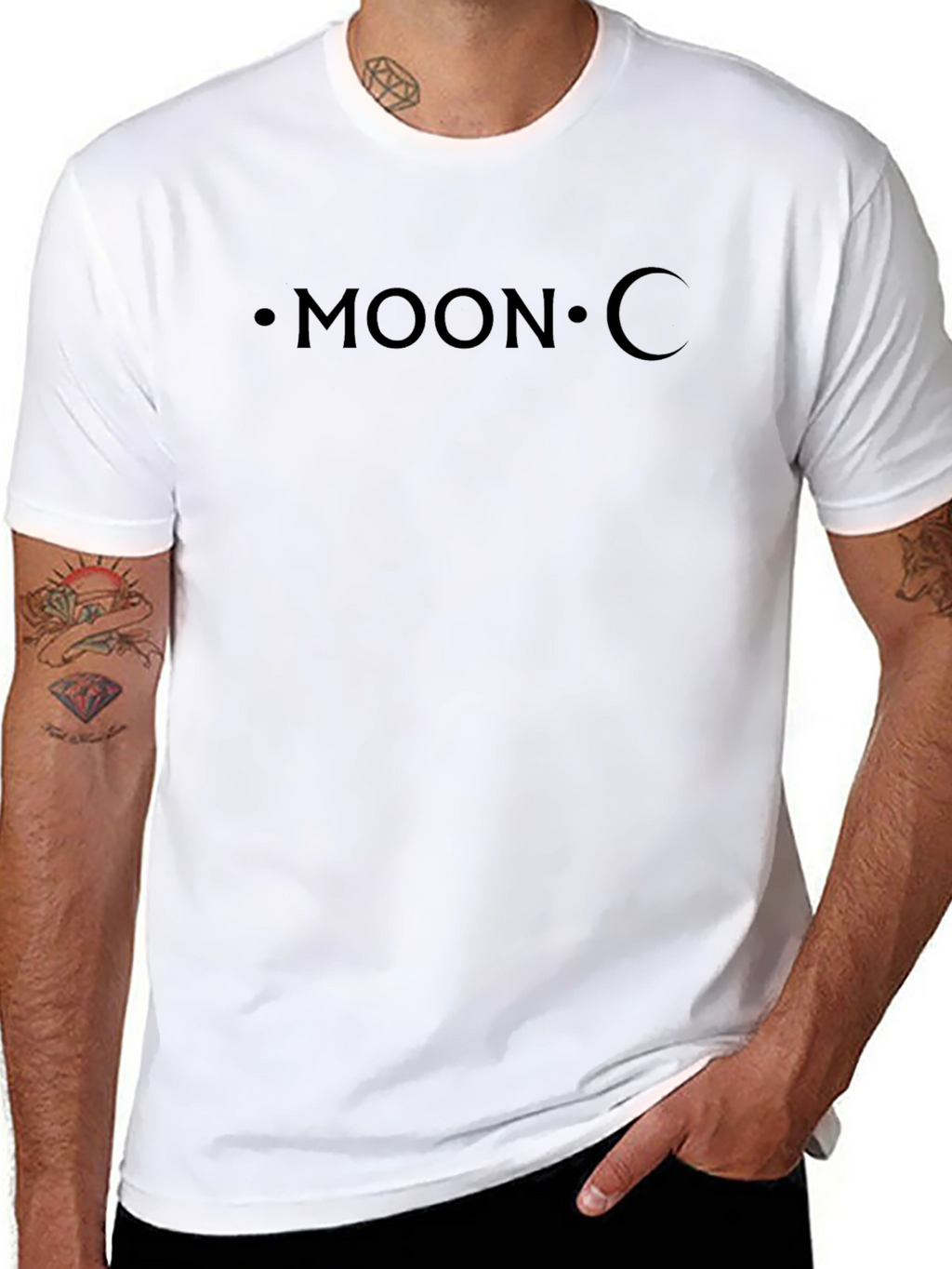 Lunar Phase Graphic Tee - Stylish Comfort