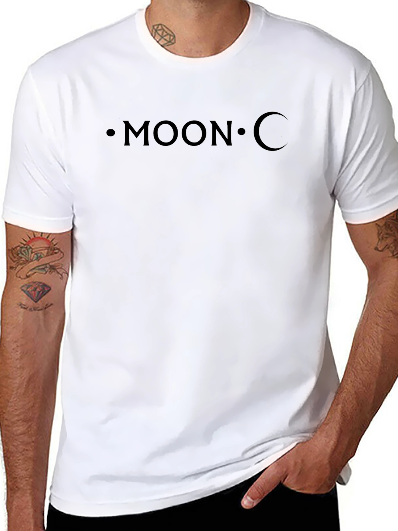 Lunar Phase Graphic Tee - Stylish Comfort