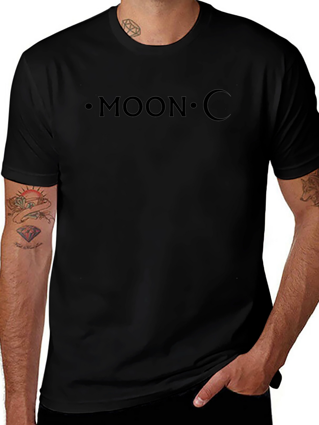 Lunar Phase Graphic Tee - Stylish Comfort