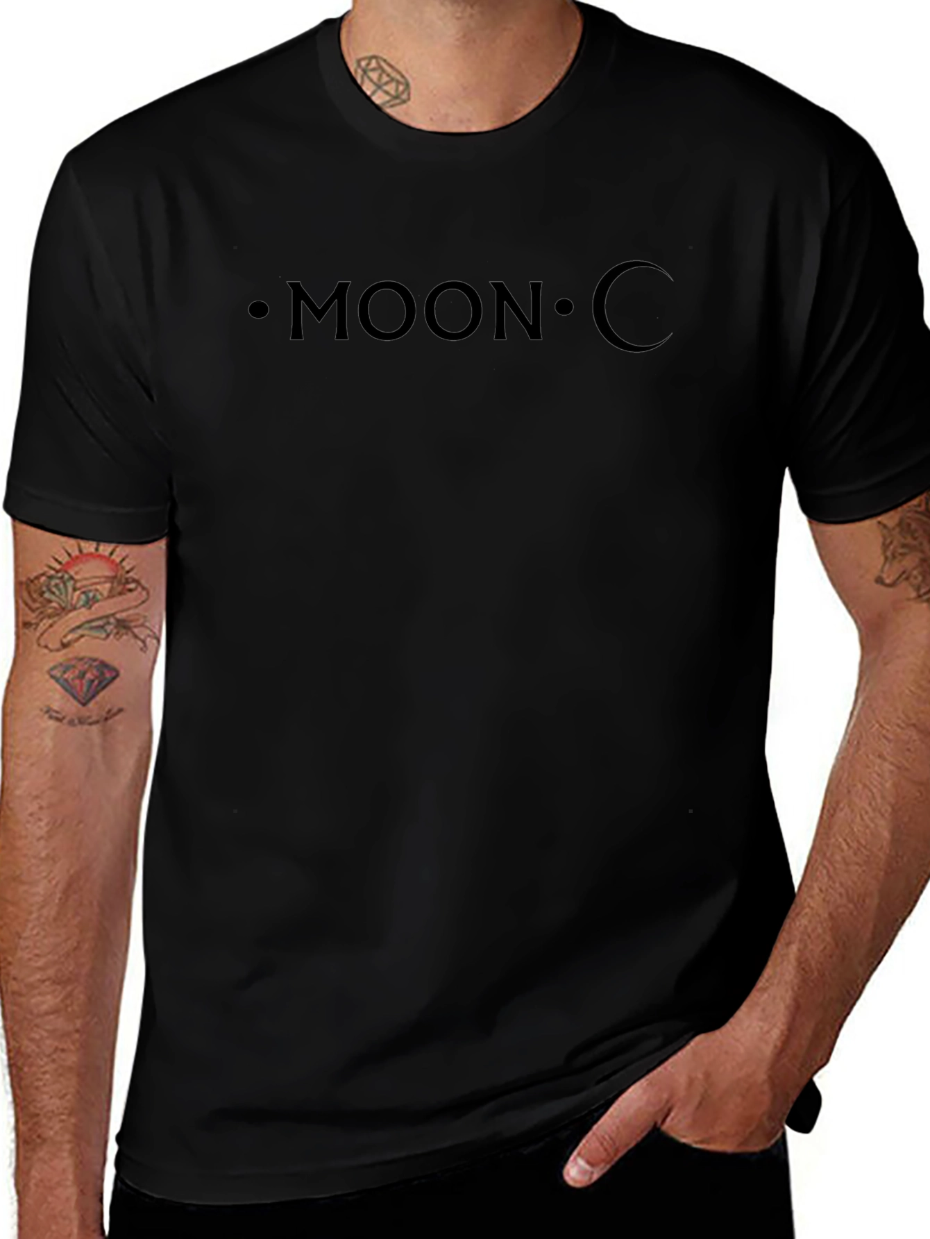 Lunar Phase Graphic Tee - Stylish Comfort