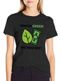 Which Green? T-Shirt - Eco & Money Design Tee