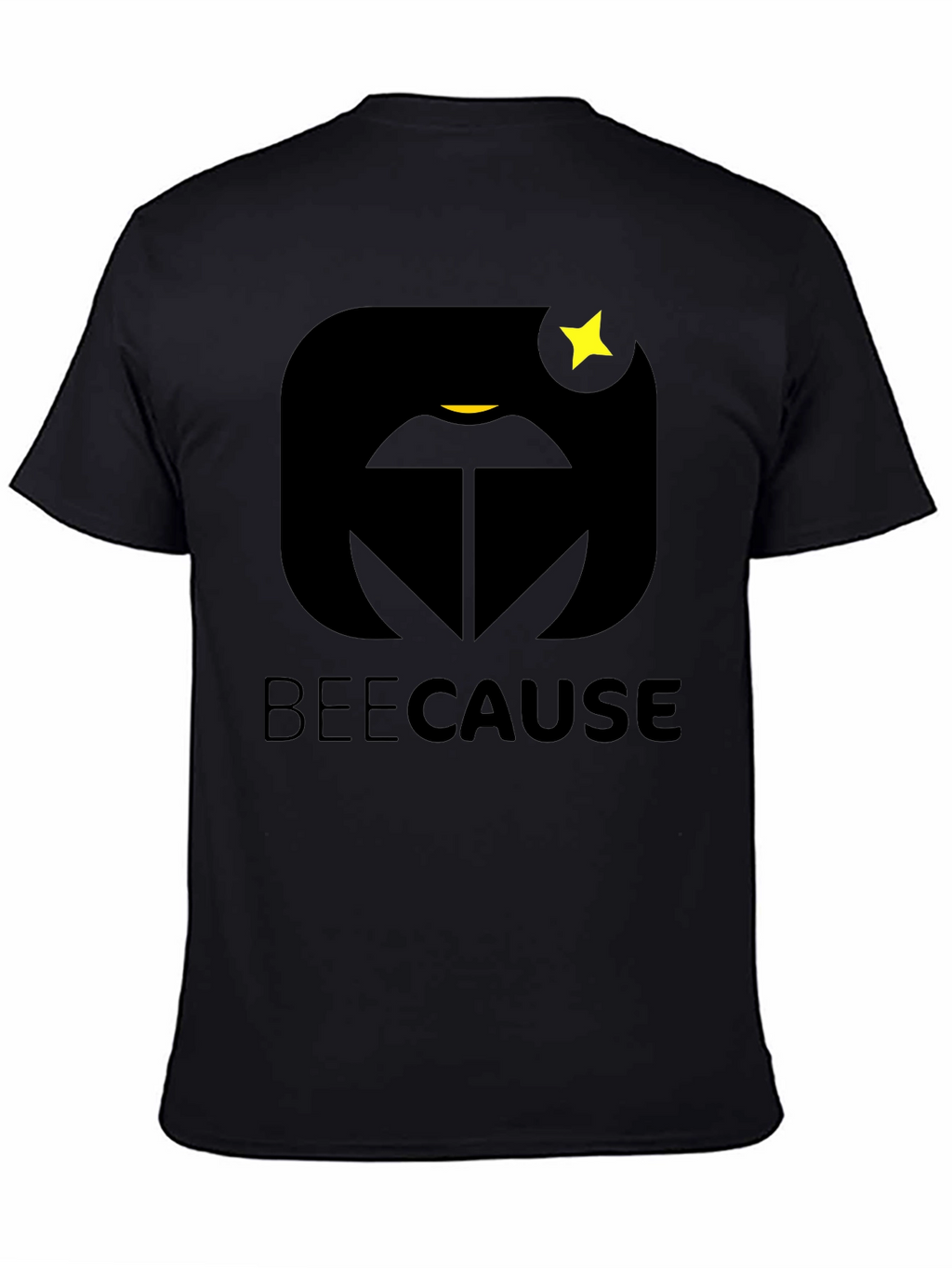 BeeCause Graphic T-Shirt - Black Modern Design