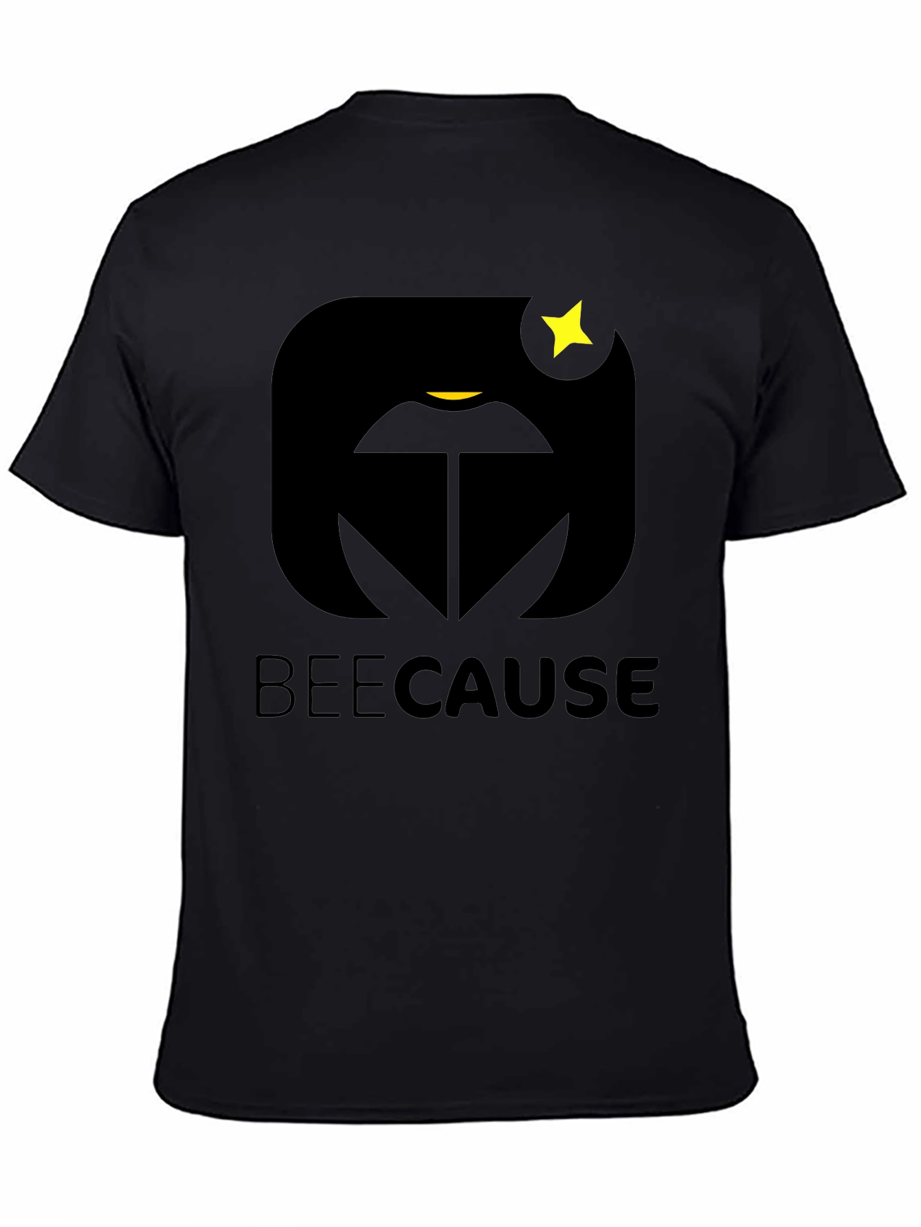 BeeCause Graphic T-Shirt - Black Modern Design