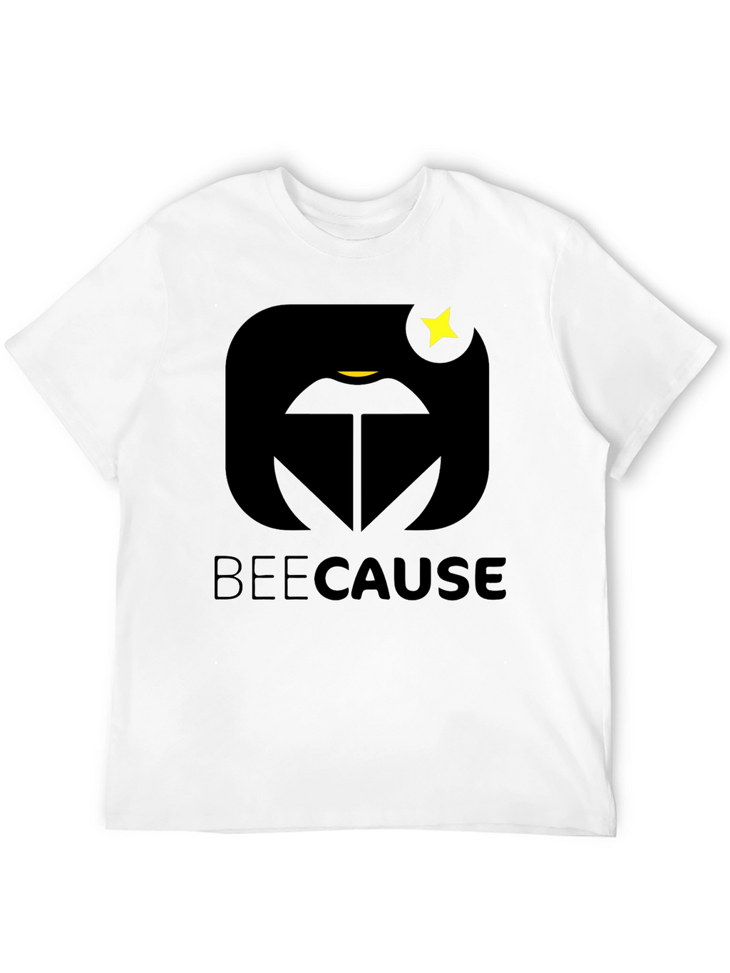BeeCause Graphic T-Shirt - Black Modern Design