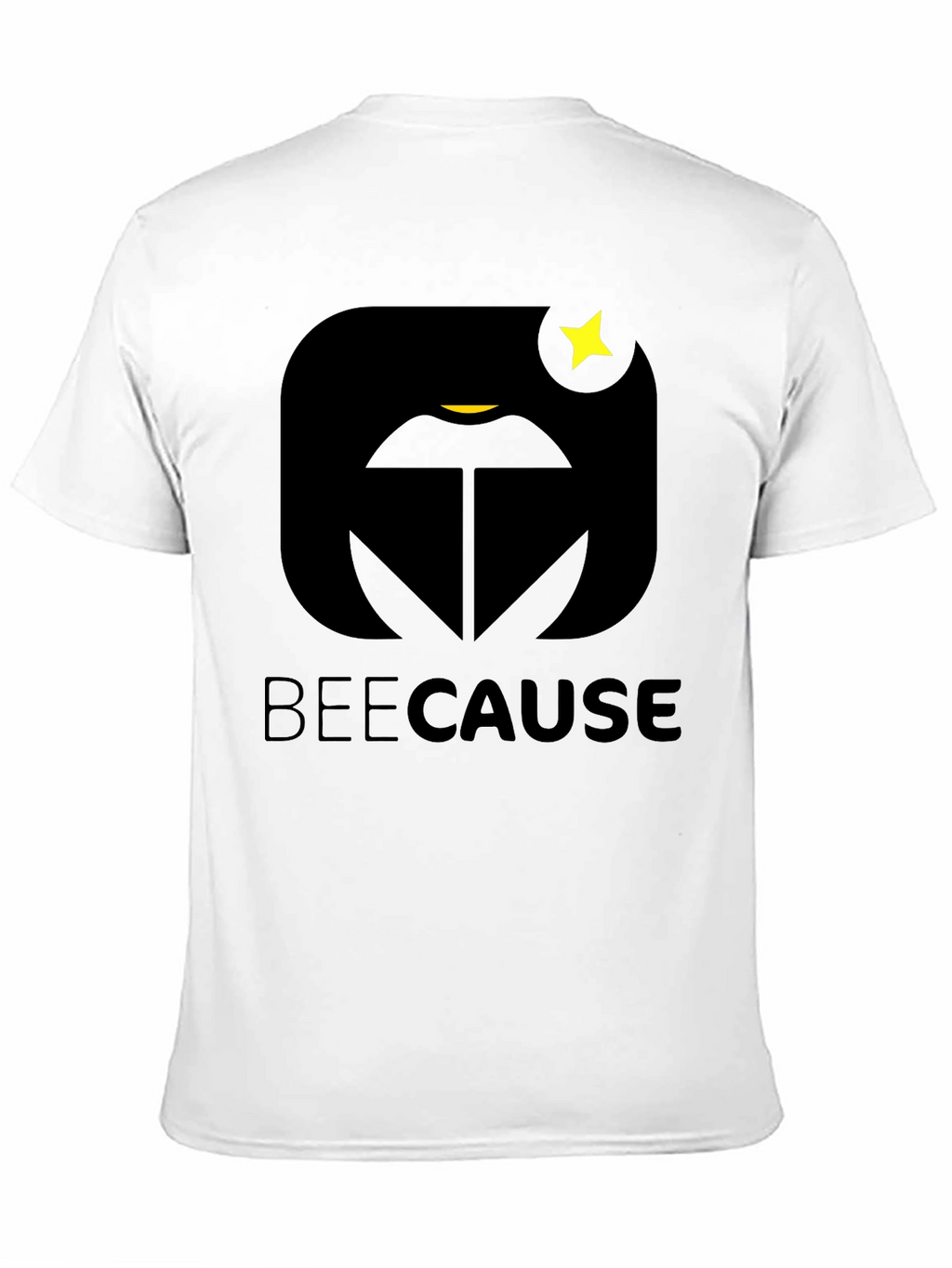 BeeCause Graphic T-Shirt - Black Modern Design