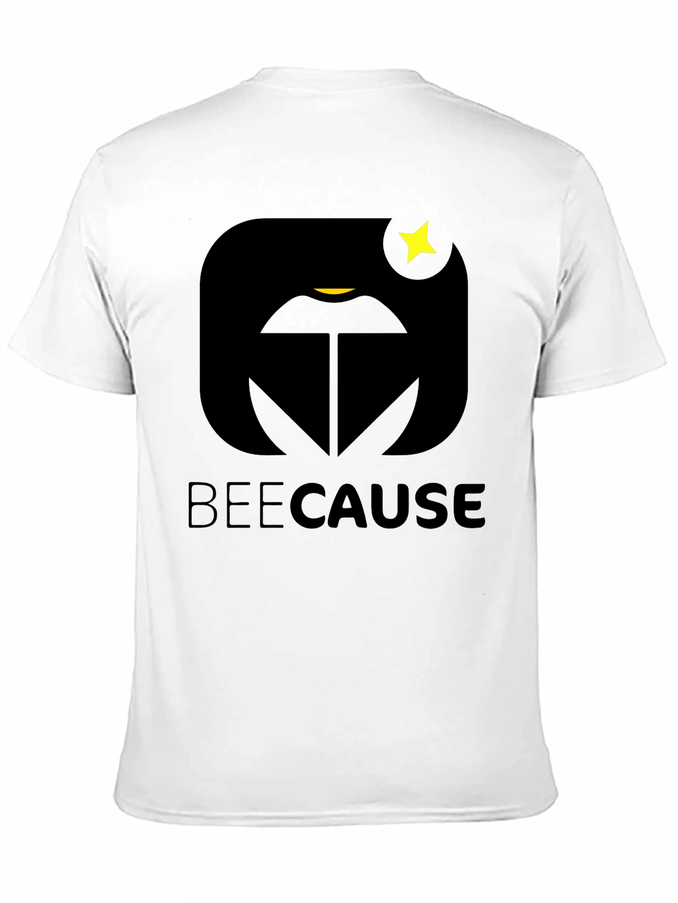 BeeCause Graphic T-Shirt - Black Modern Design