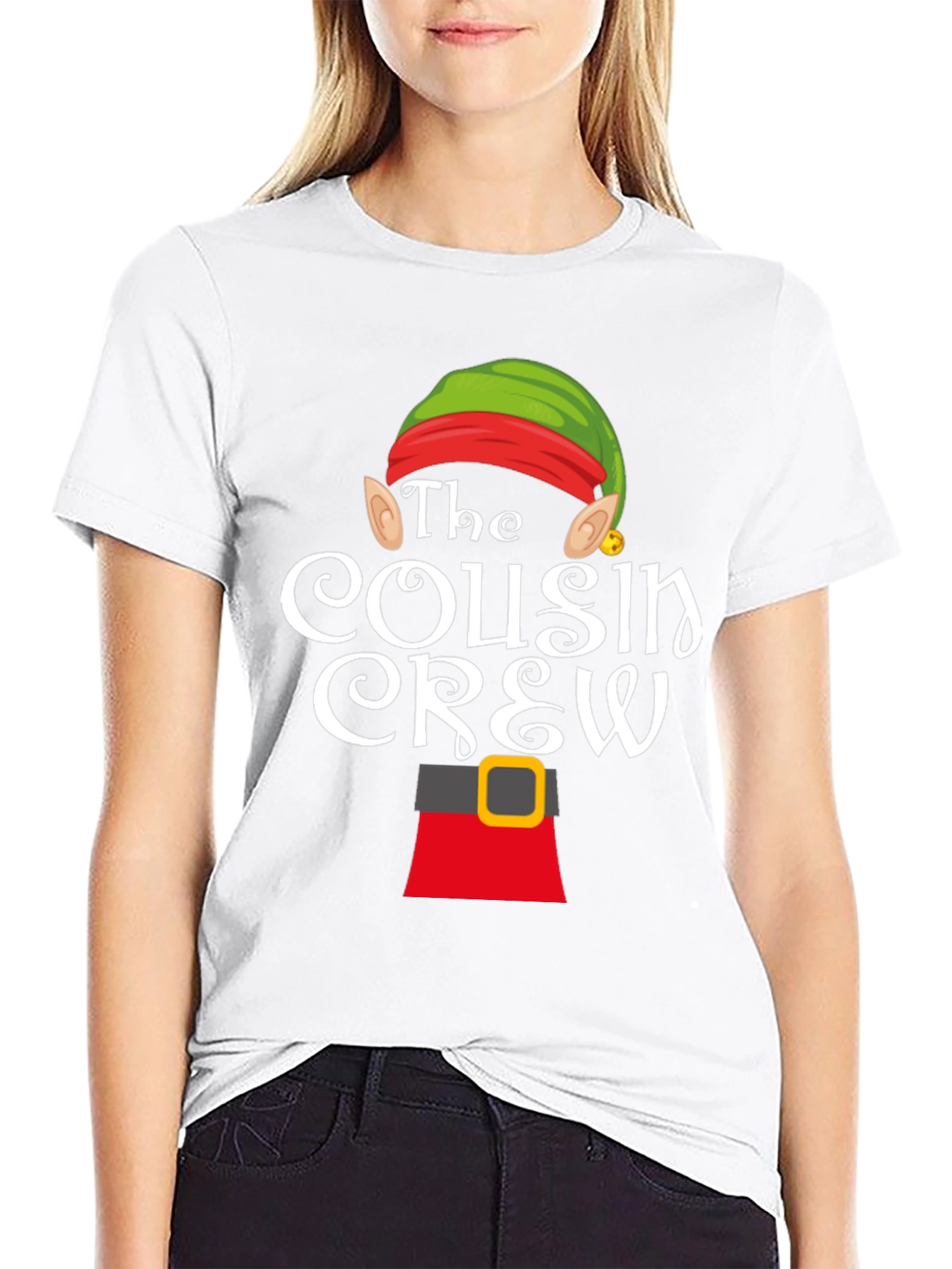 Cousin Crew Elf Shirt - Holiday Family Matching Tee