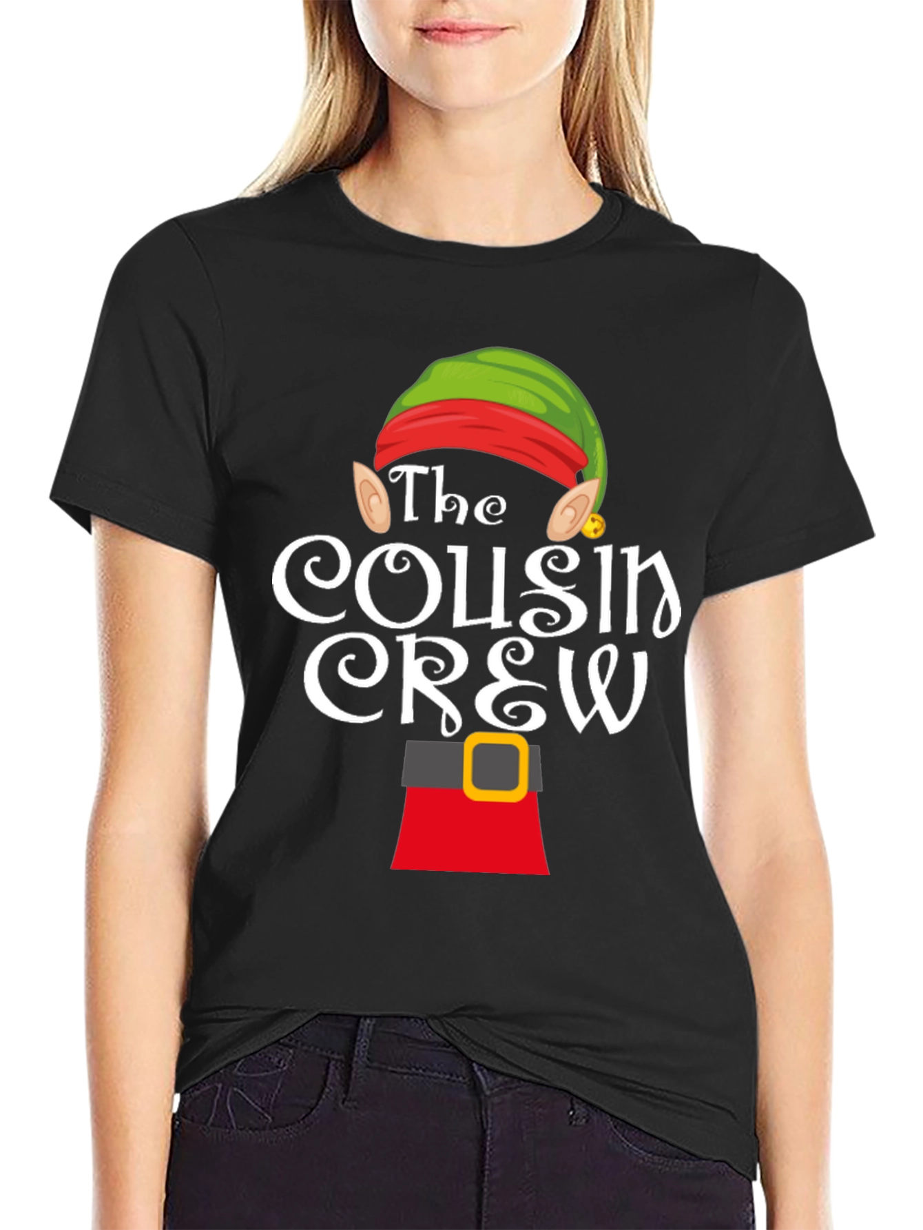 Cousin Crew Elf Shirt - Holiday Family Matching Tee