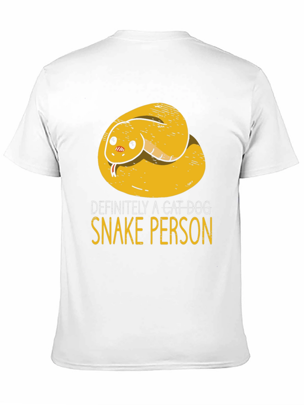 Definitely A Cat Dog Snake Person T-Shirt