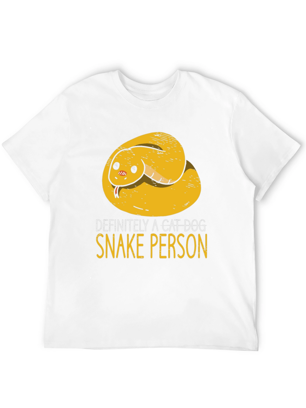 Definitely A Cat Dog Snake Person T-Shirt