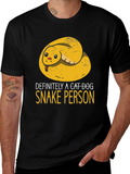 Definitely A Cat Dog Snake Person T-Shirt