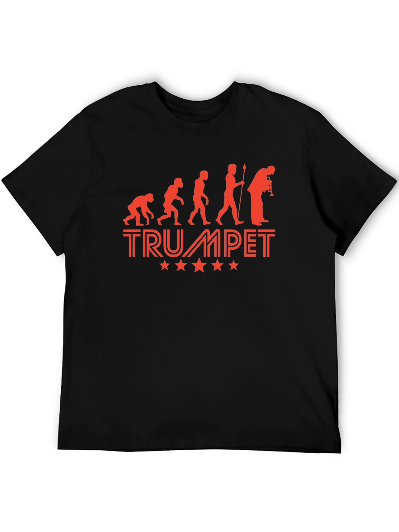Trumpet Evolution T-Shirt - Music Lover Tee