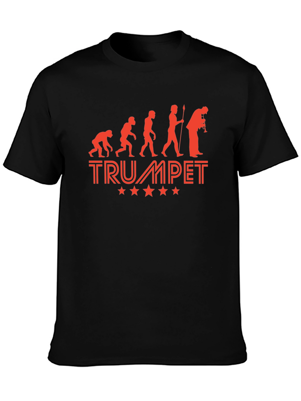 Trumpet Evolution T-Shirt - Music Lover Tee