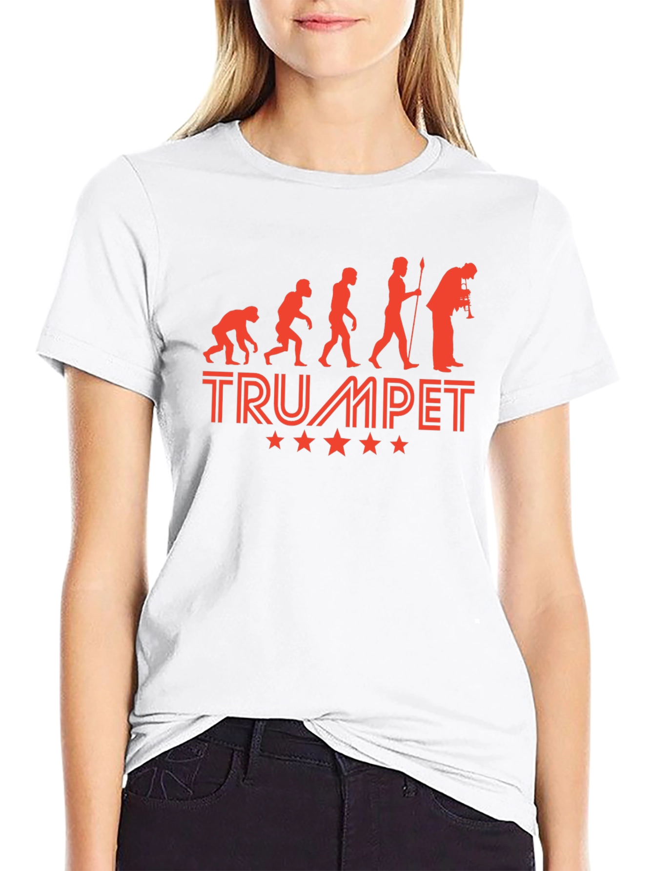 Trumpet Evolution T-Shirt - Music Lover Tee