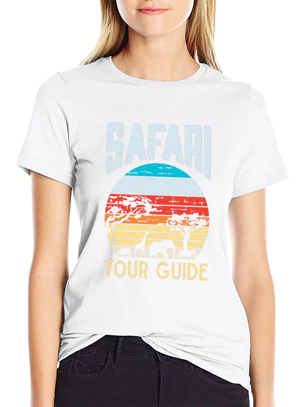 Safari Tour Guide Graphic T-Shirt