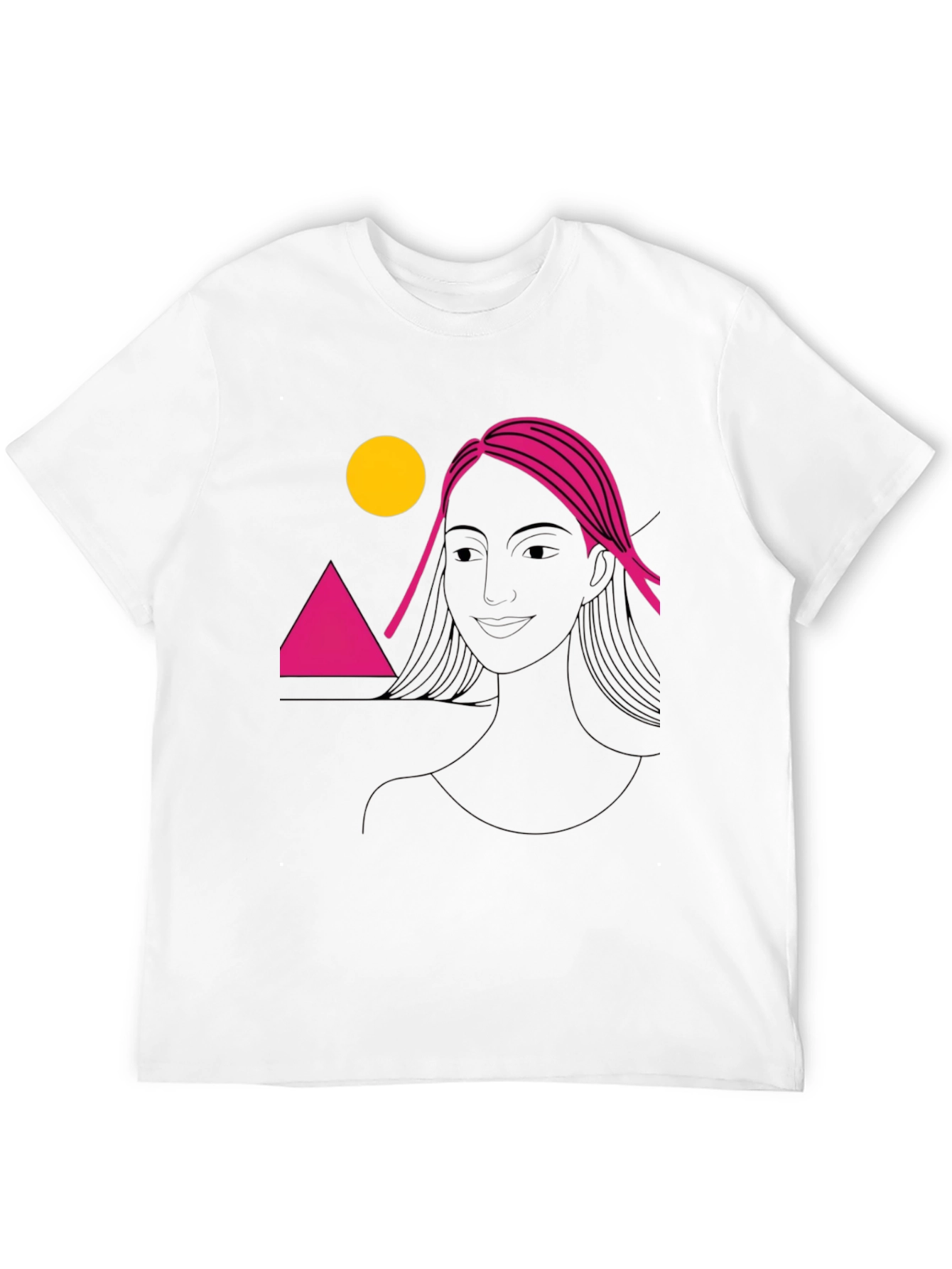 Geometric Sunset Graphic Tee