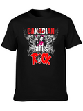 Canadian Girls Rock T-Shirt - Black Crew Neck