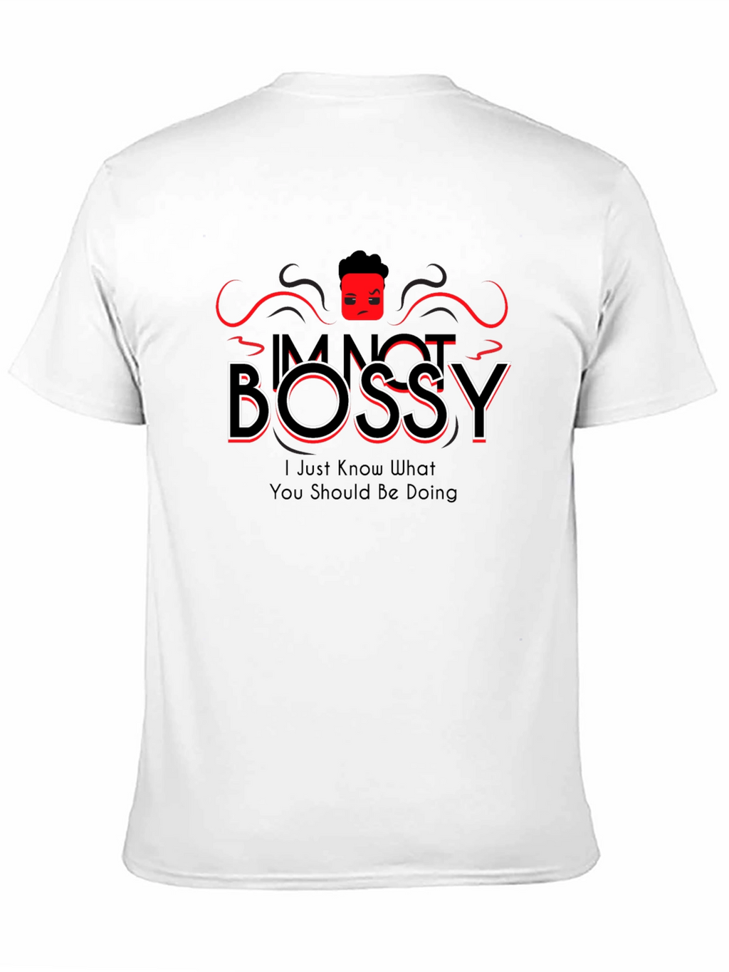 Im Not Bossy Black Graphic Tee