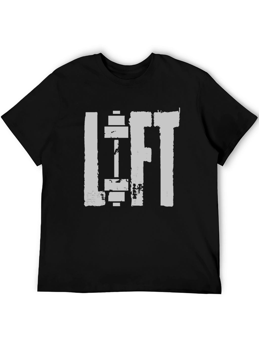 Lift Gym T-Shirt - Black Cotton Workout Tee