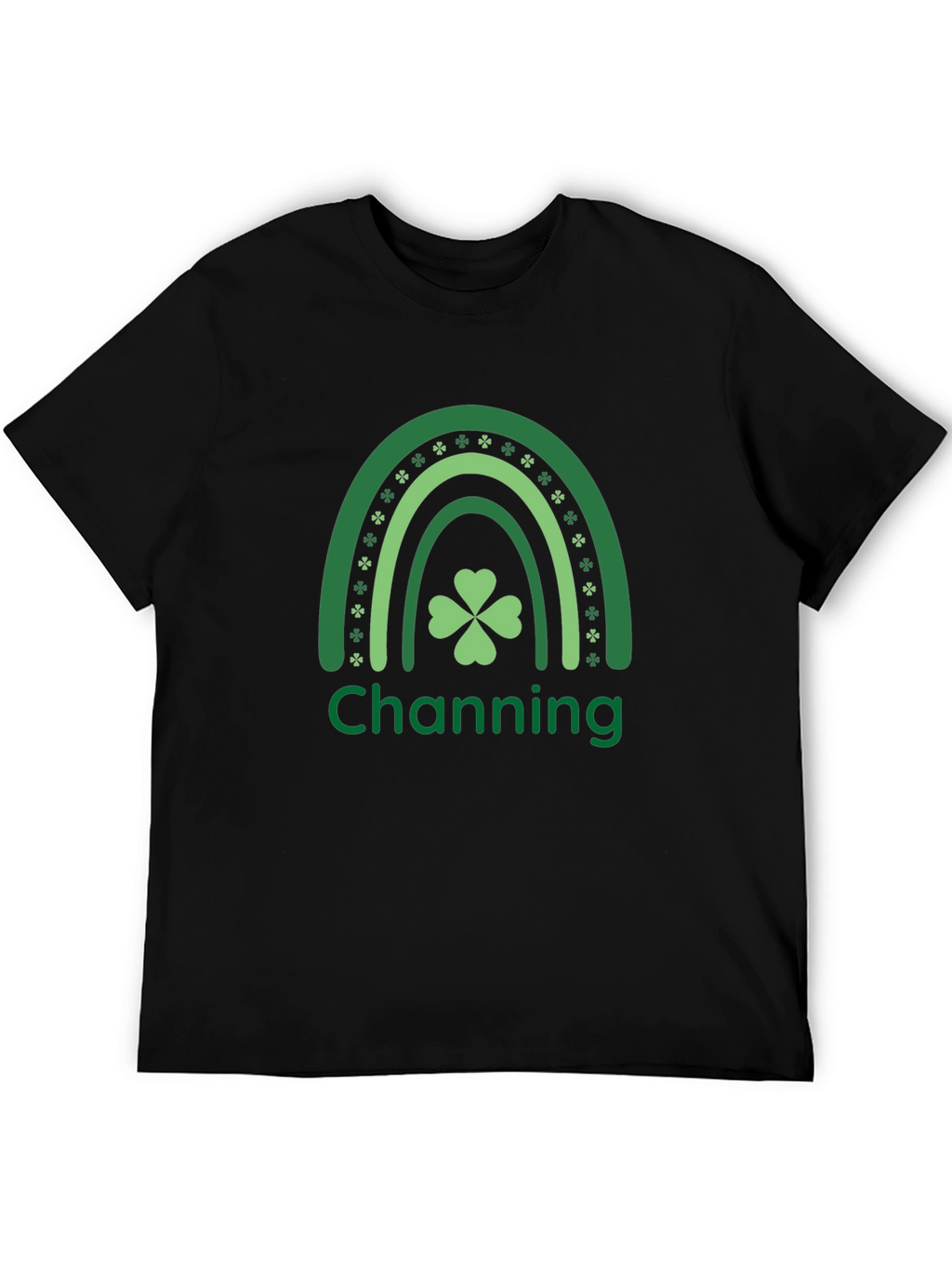 Channing St. Patricks Day Rainbow Shamrock T-Shirt