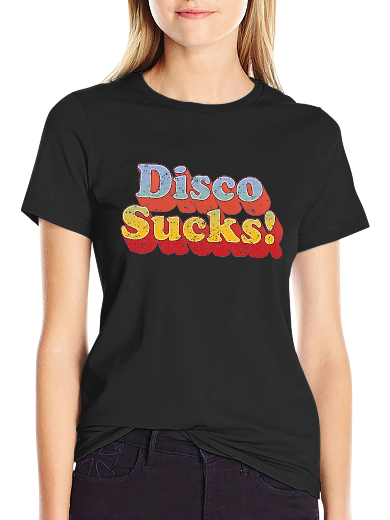Disco Sucks! Retro T-Shirt - Vintage Style