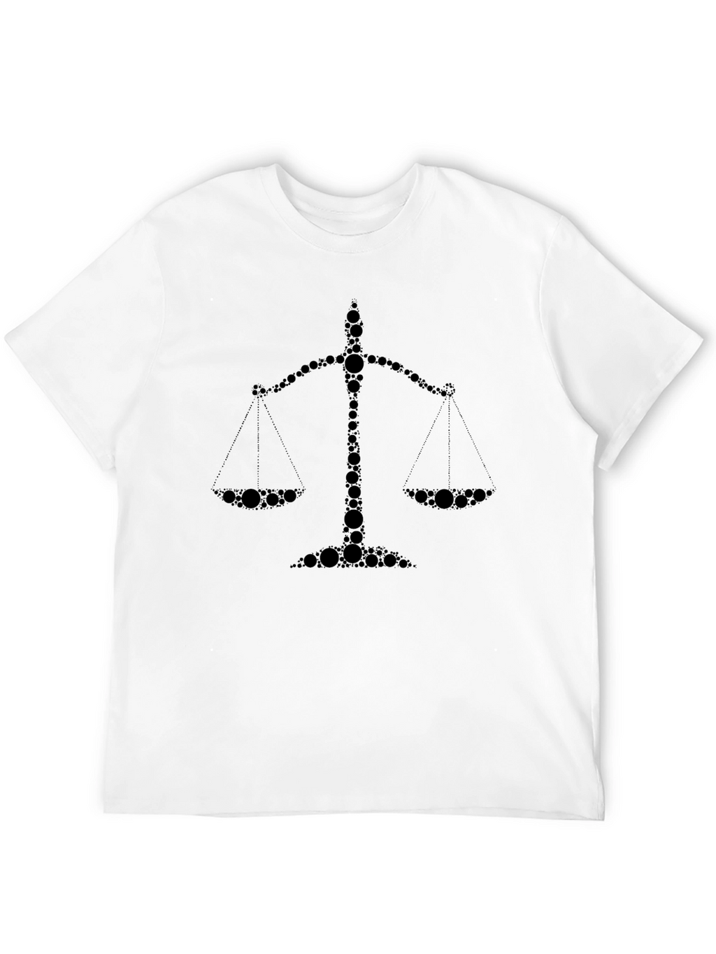 Scales of Justice Graphic T-Shirt - Black
