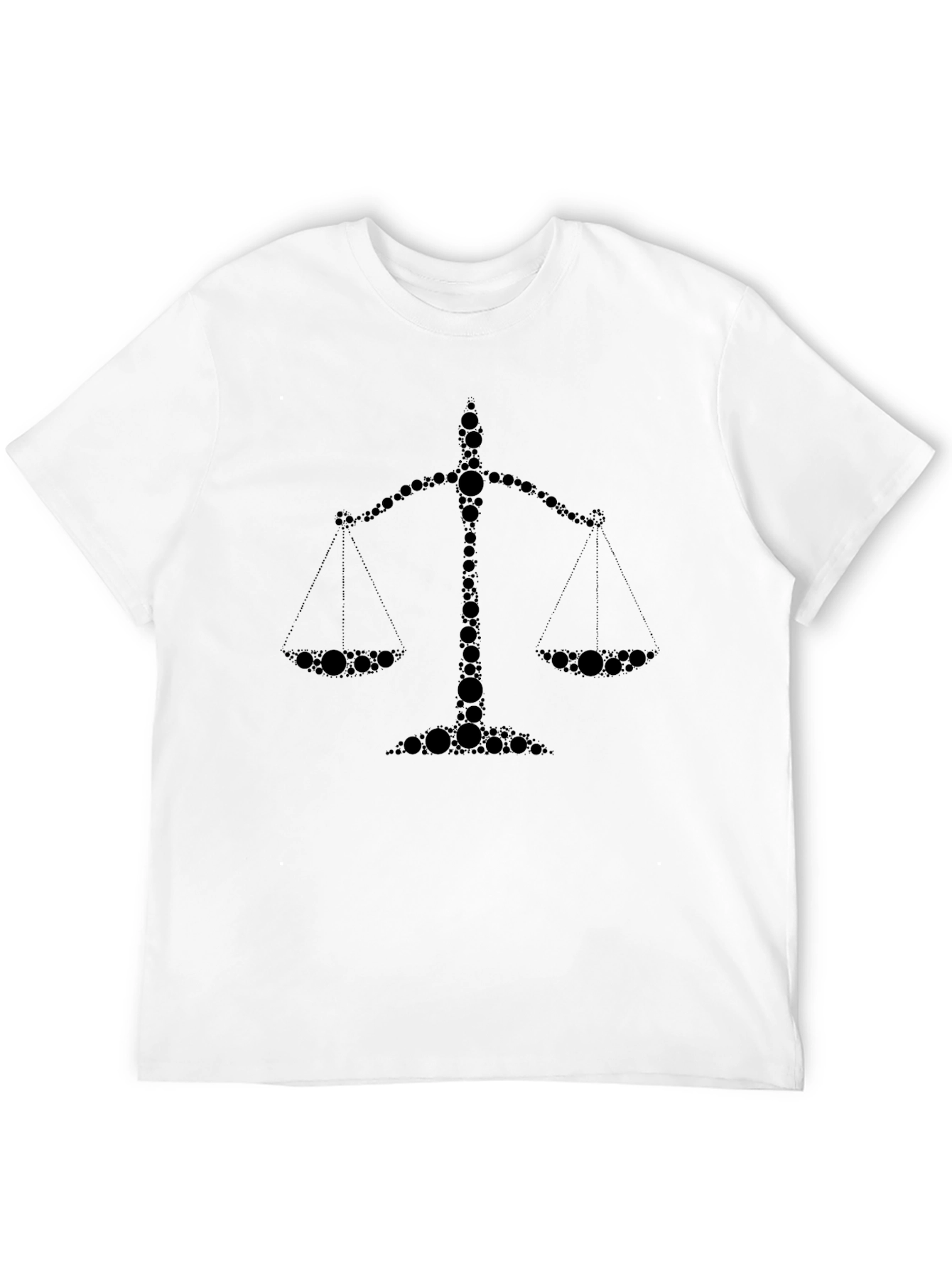 Scales of Justice Graphic T-Shirt - Black