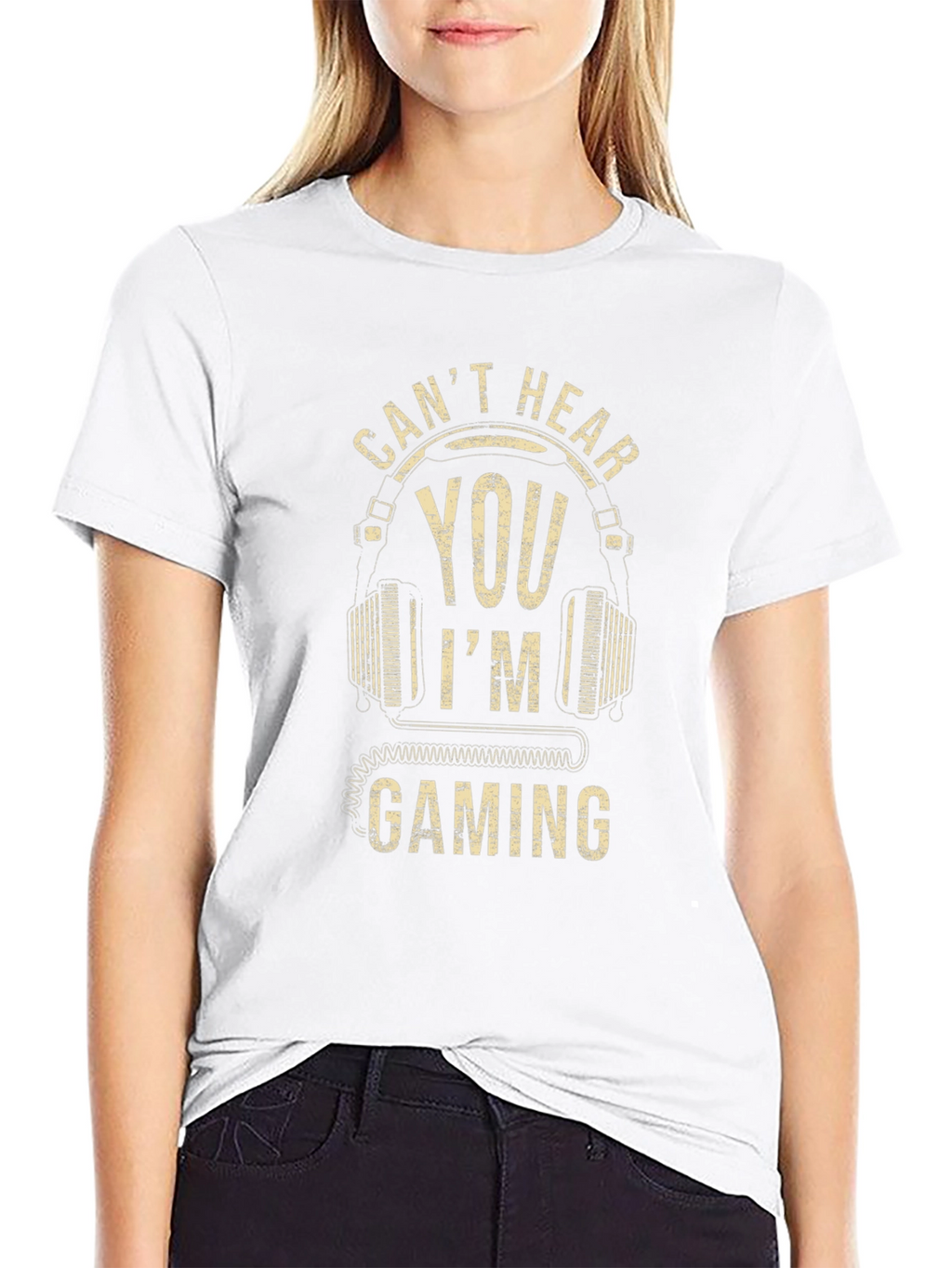 Cant Hear You Im Gaming Mens T-Shirt