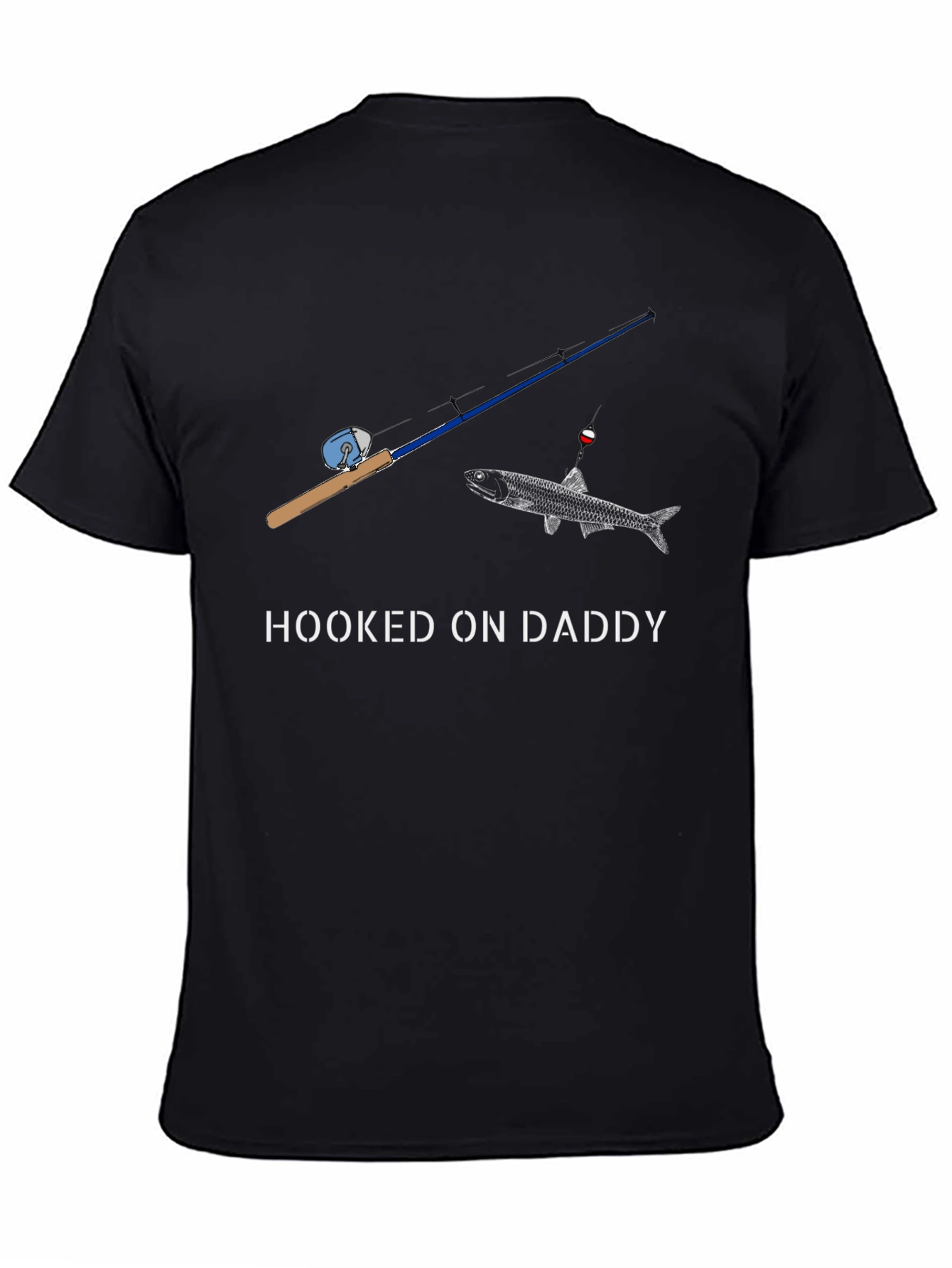 Hooked on Daddy Fishing T-Shirt