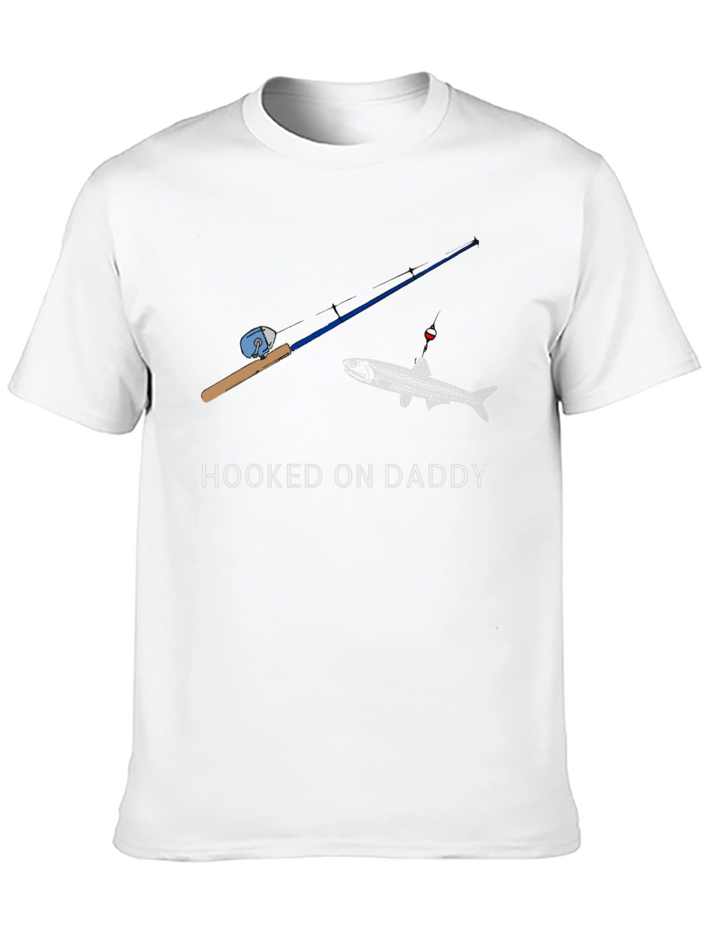 Hooked on Daddy Fishing T-Shirt