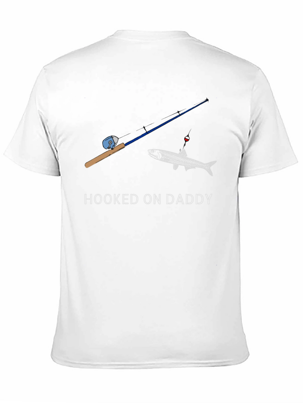 Hooked on Daddy Fishing T-Shirt
