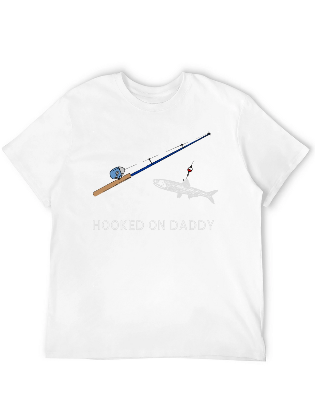 Hooked on Daddy Fishing T-Shirt