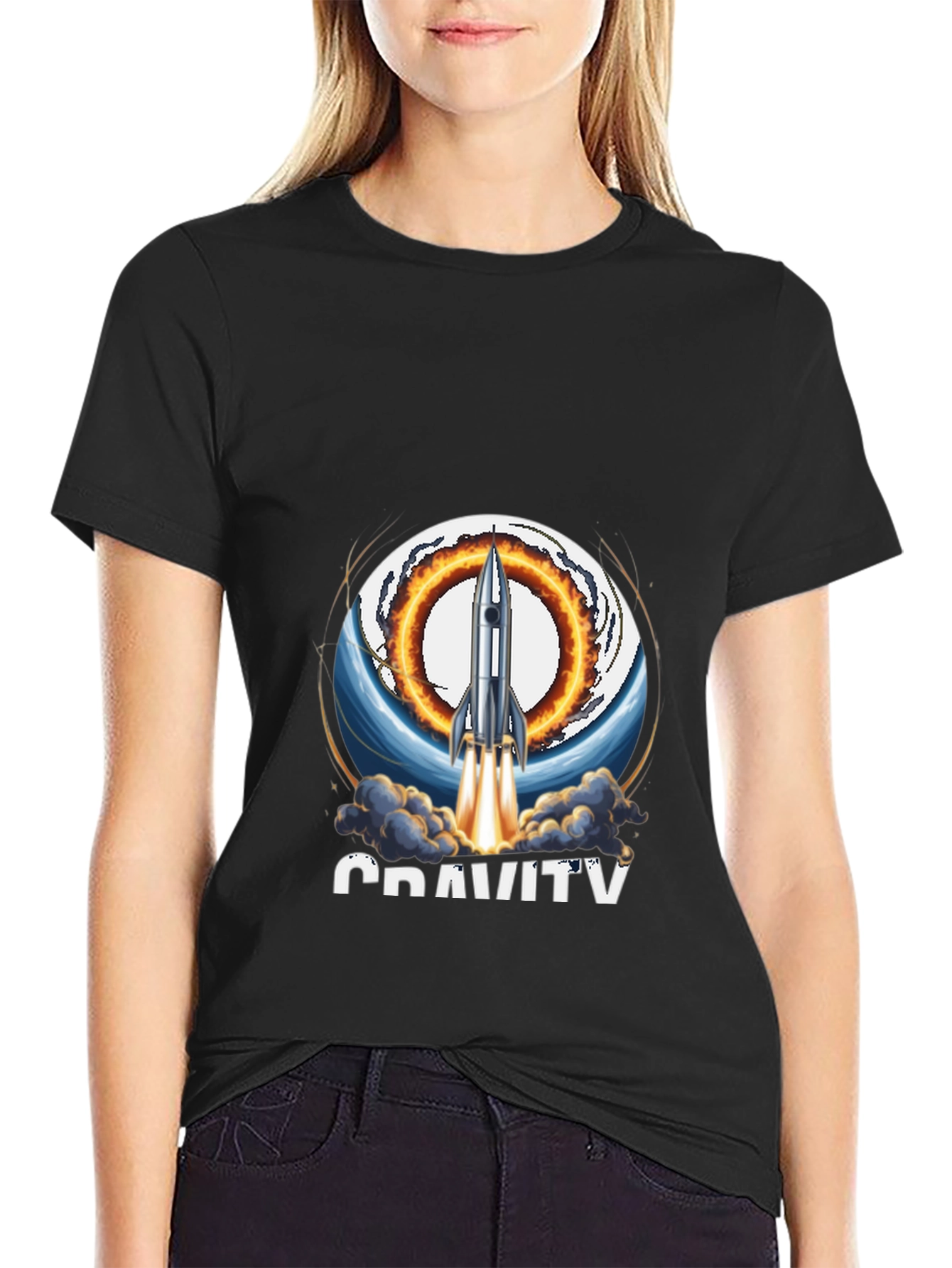Gravity Rocket Launch T-Shirt