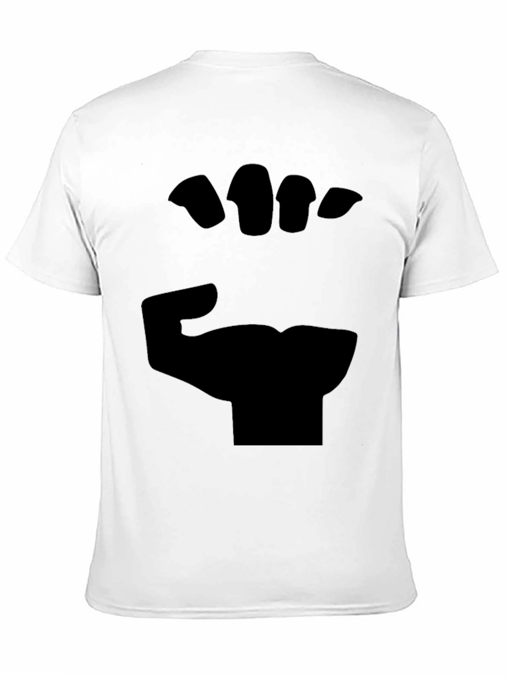 Black Fist Graphic Tee - Bold Statement Shirt
