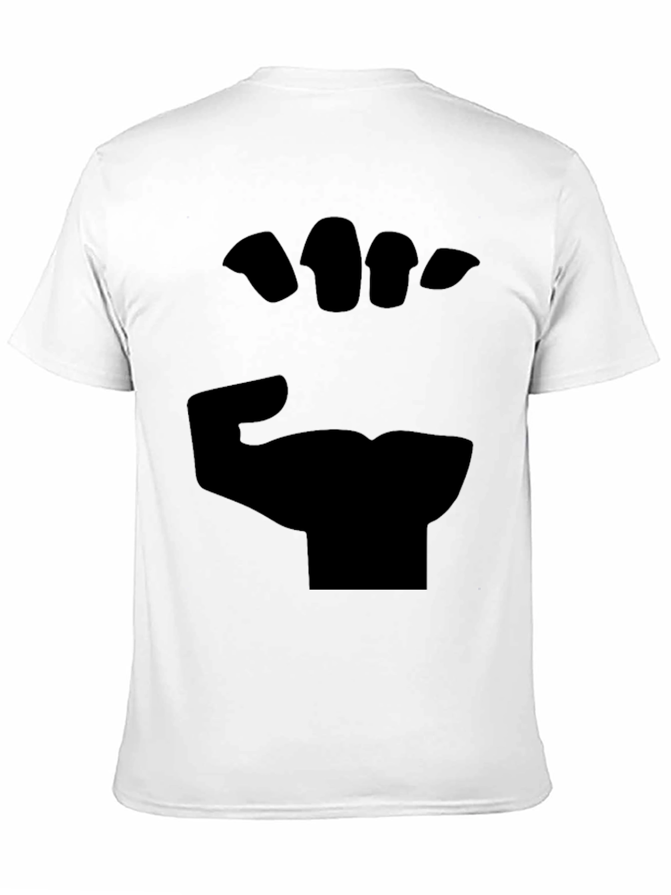 Black Fist Graphic Tee - Bold Statement Shirt