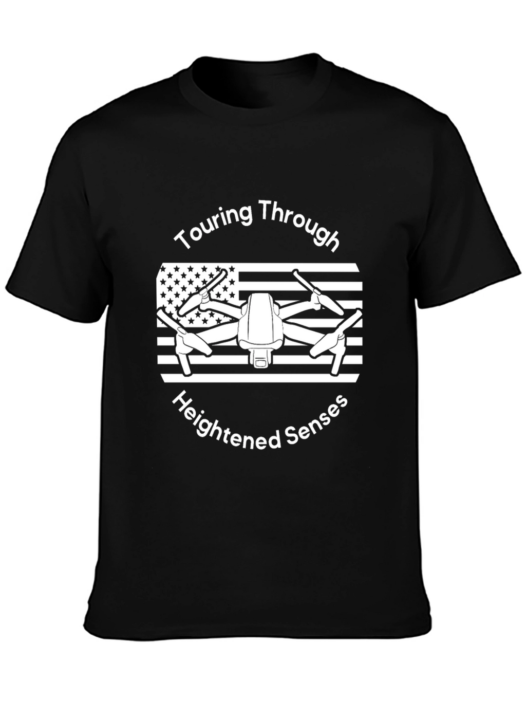 Touring Through Heightened Senses Drone T-Shirt