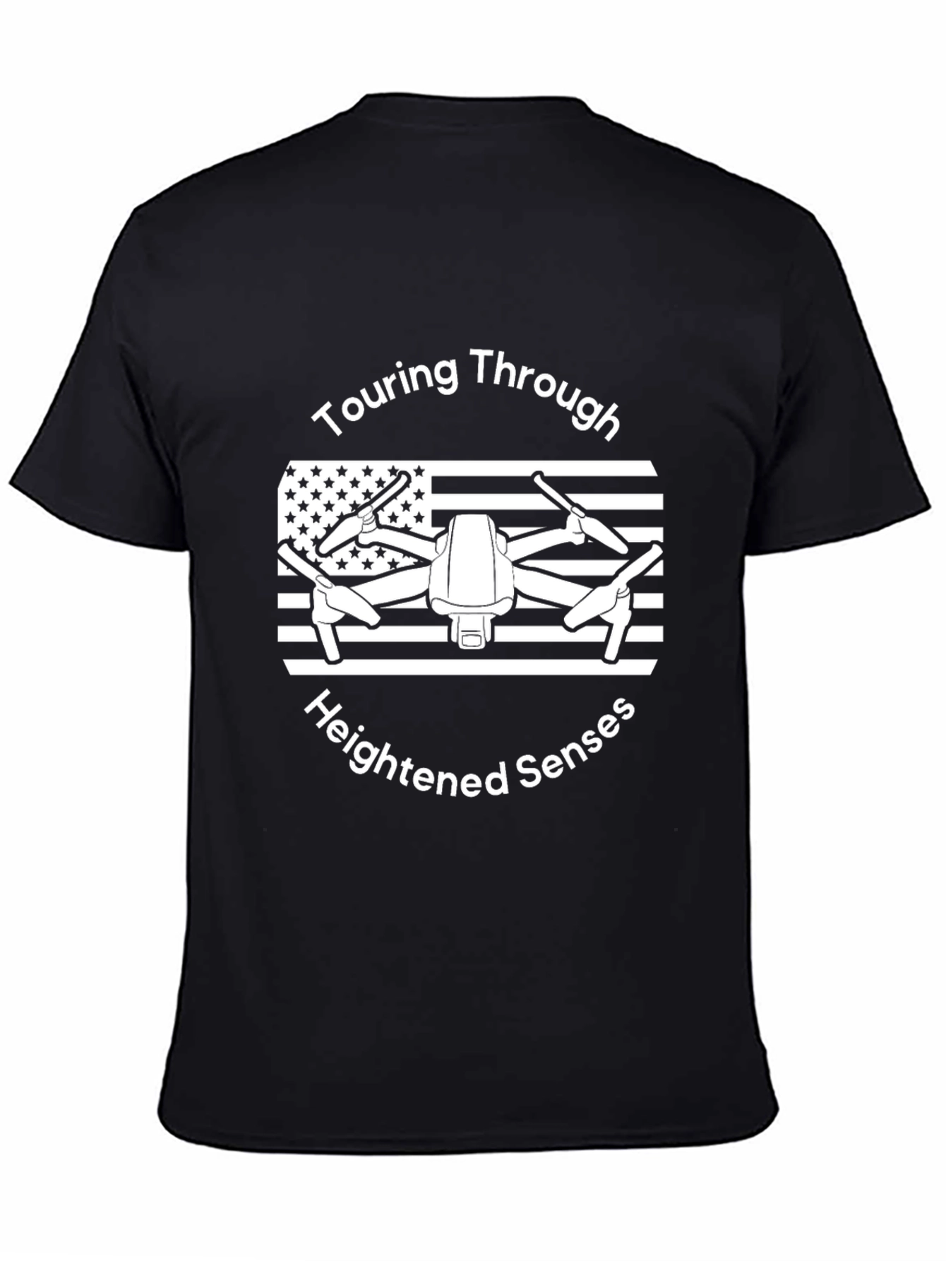 Touring Through Heightened Senses Drone T-Shirt