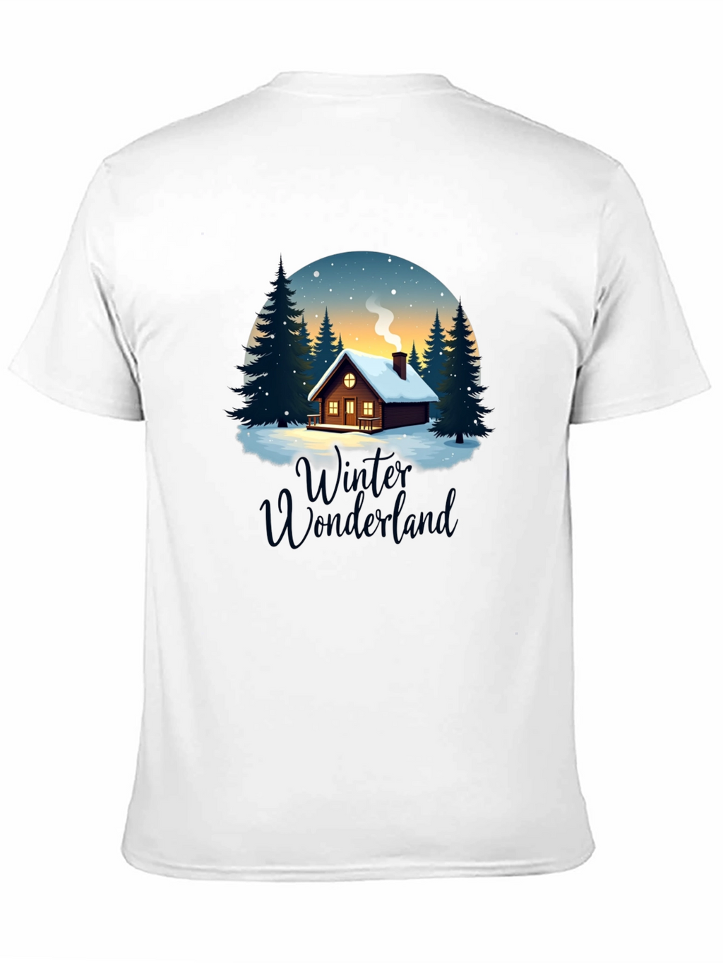 Winter Wonderland Cabin Graphic Tee